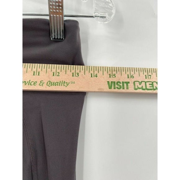 Athleta ST Small Tall Salutation 7/8 Gray Yoga Leggings High-Rise In Powervita - Picture 5 of 9